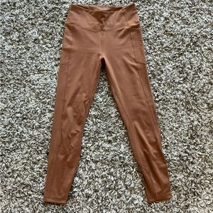 Victoria's Secret VSX Copper-Tone High-Waist Leggings